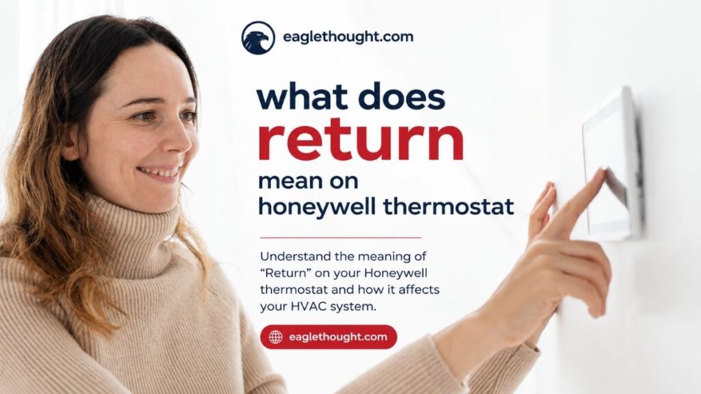 what does return mean on honeywell thermostat
