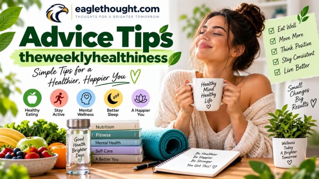 advice tips theweeklyhealthiness