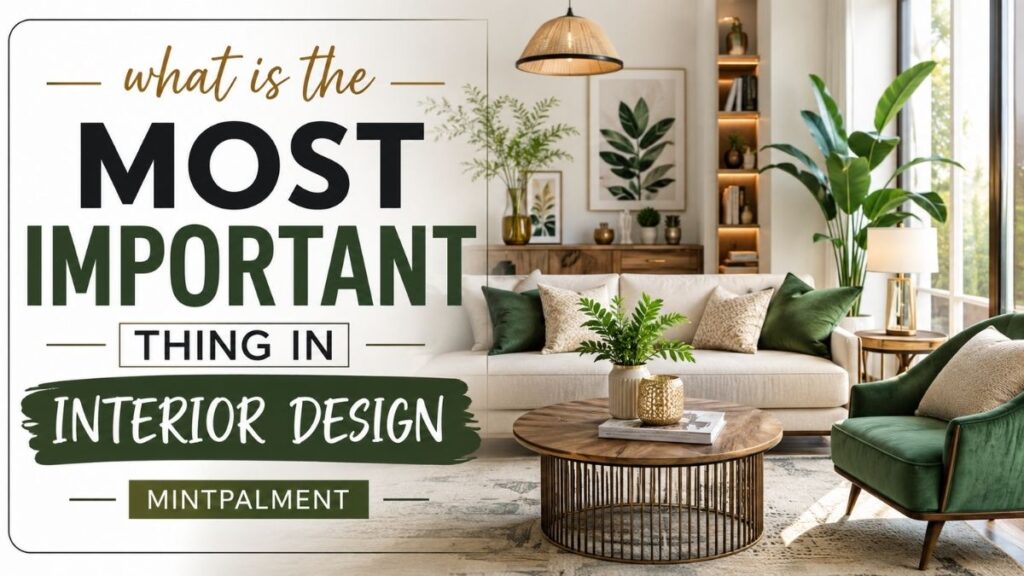 what is the most important thing in interior design mintpalment